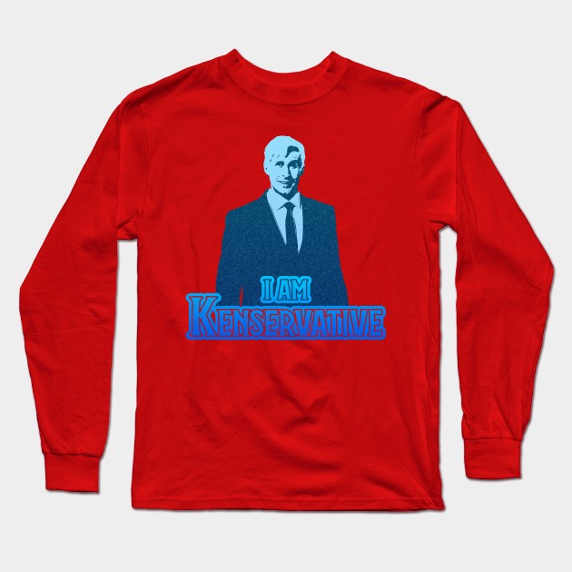 I Am Kenservative (Blue): A Political Barbie Inspired Design Long Sleeve T-Shirt by McNerdic